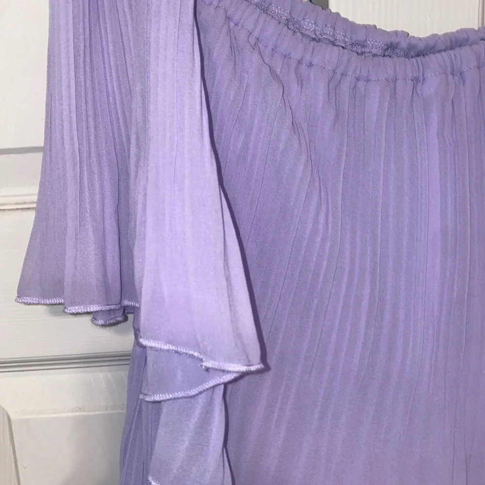 LILAC RUFFLE DRESS - Picture 6 of 6